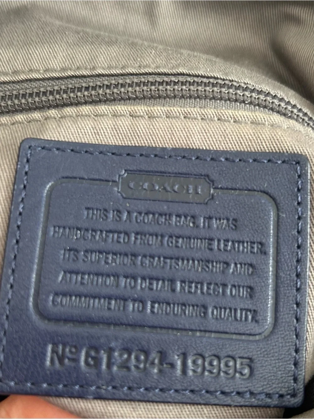 Coach legacy leather